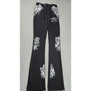 Rockstar Original Warm Up Pants Womens‎ Medium Black Stacker Pants